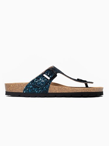 Bayton Teenslipper 'Mercure' in Blauw