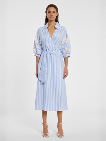 Ana Alcazar Jurk 'Dazra' in Blauw: voorkant