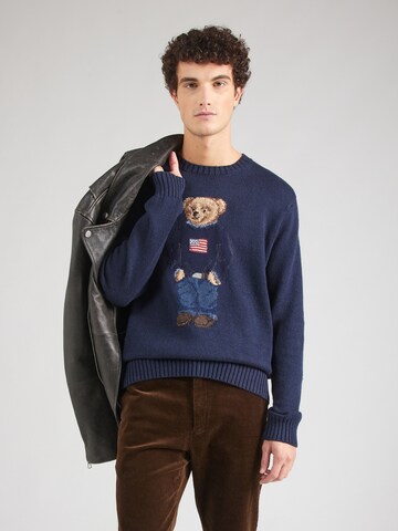 Pullover di Polo Ralph Lauren in blu: frontale