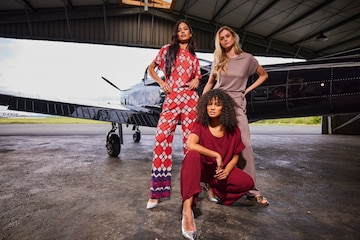 Aniston CASUAL Pajama Pants in Beige