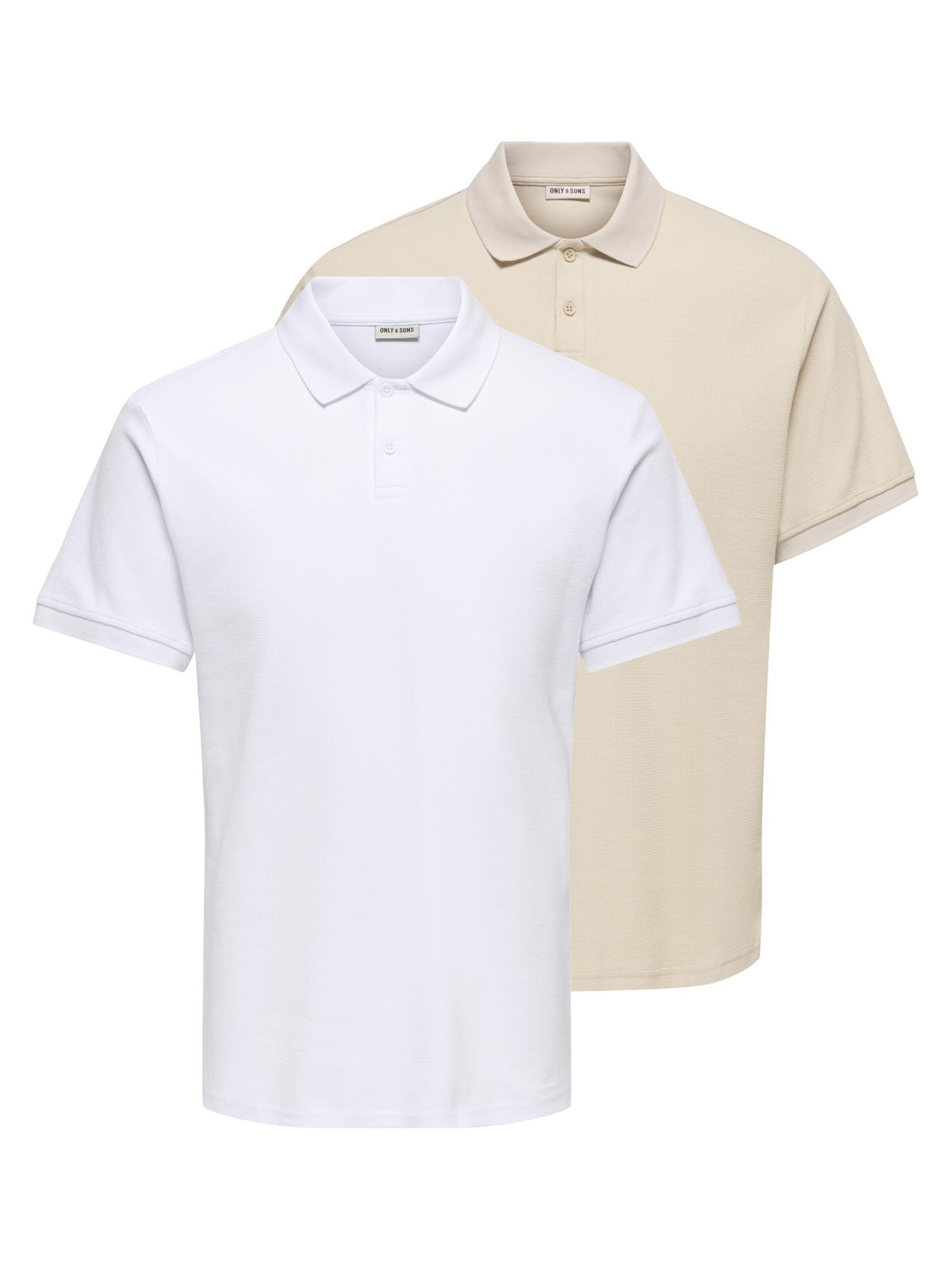 Only & Sons Shirt 'Ben' in Beige: front
