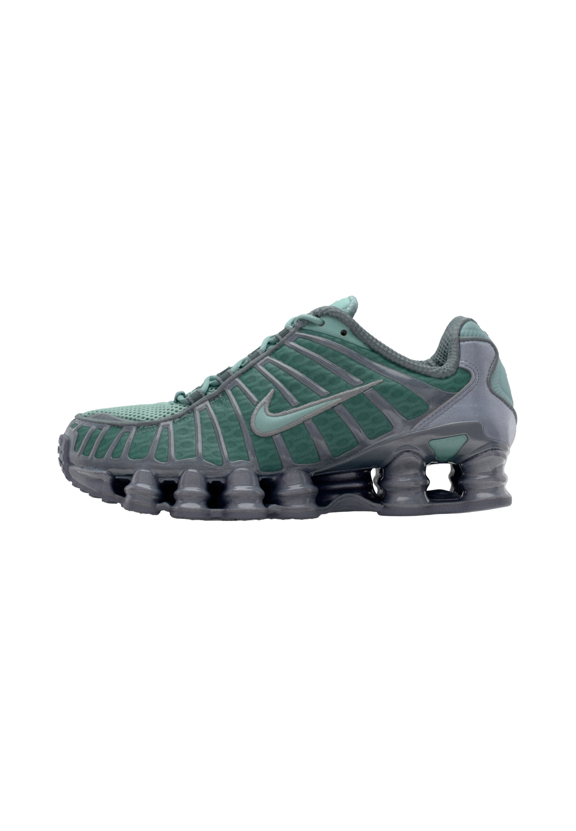 NIKE - Sapatilhas baixas ' SHOX ' em cinzento: frente