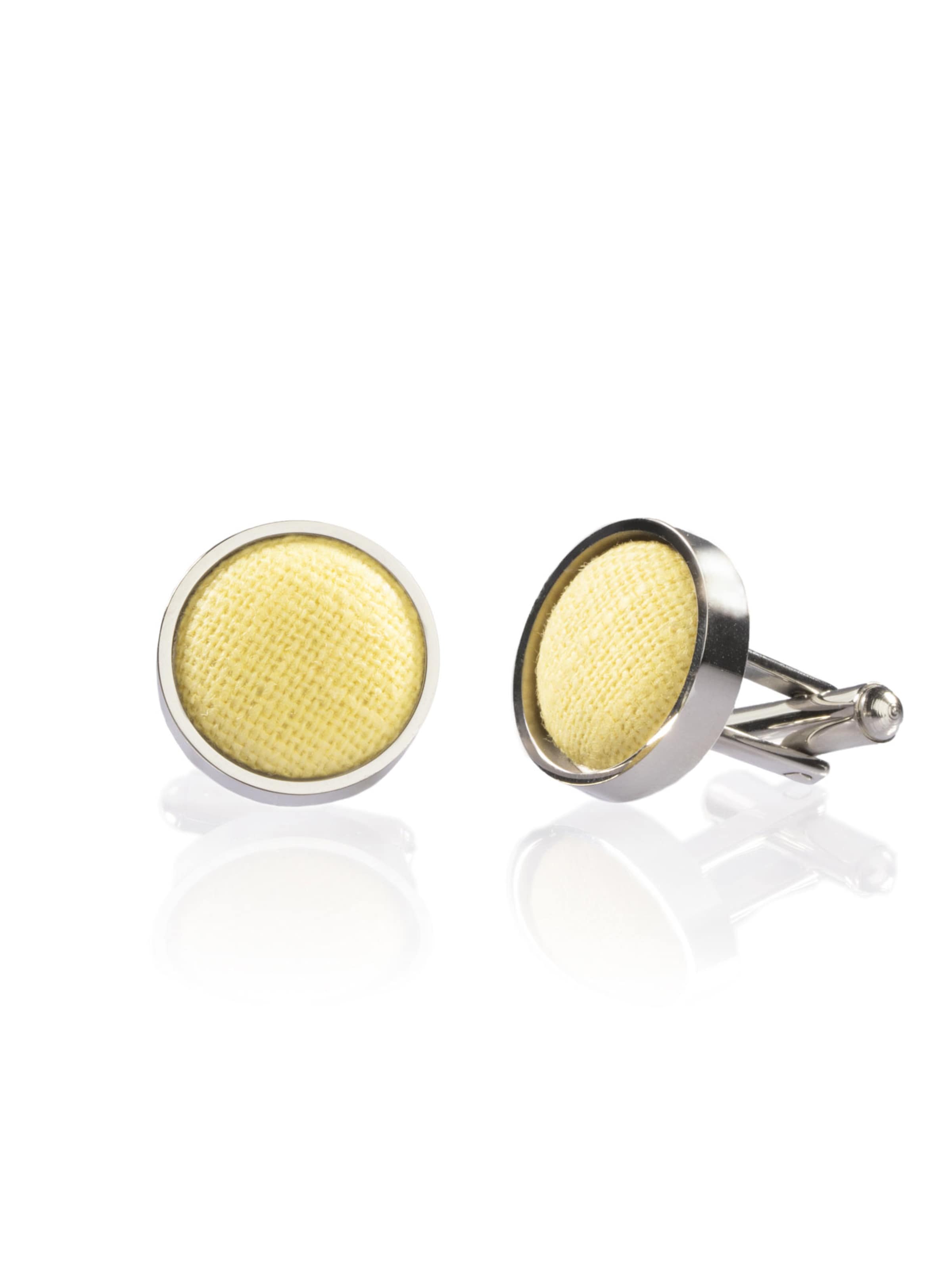 FAFIGO Cufflinks 'Nonno Patrizio' in Yellow: front