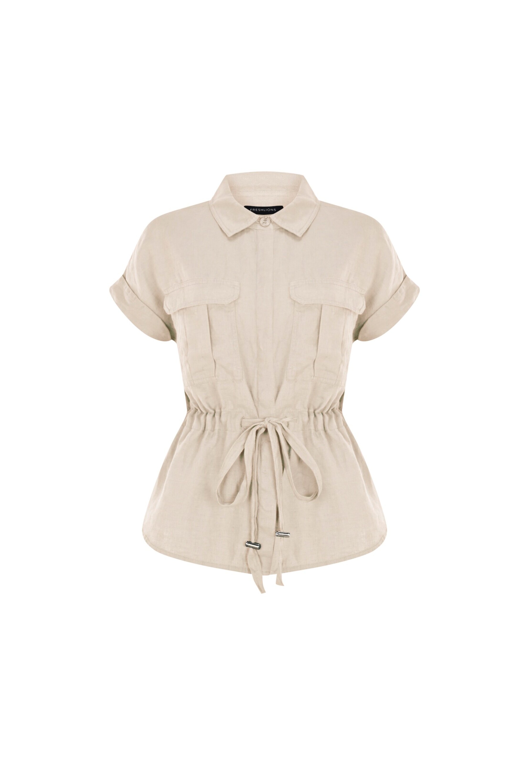 FRESHLIONS Blouse 'Zoey' in Beige: front