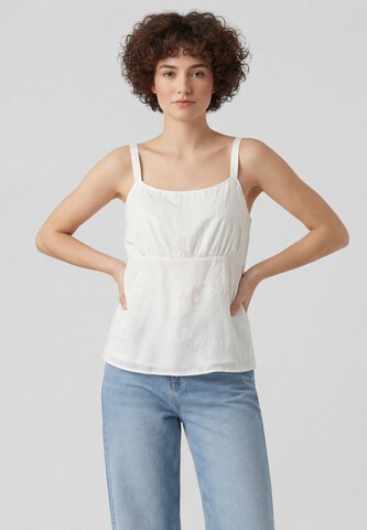MYMO - Top en blanco: frente