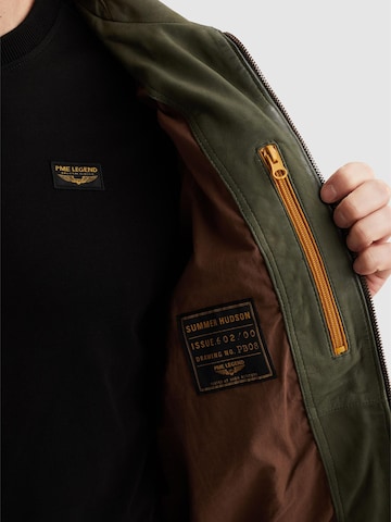 PME Legend - Chaqueta de entretiempo 'Summer Hudson leather jacket' en verde