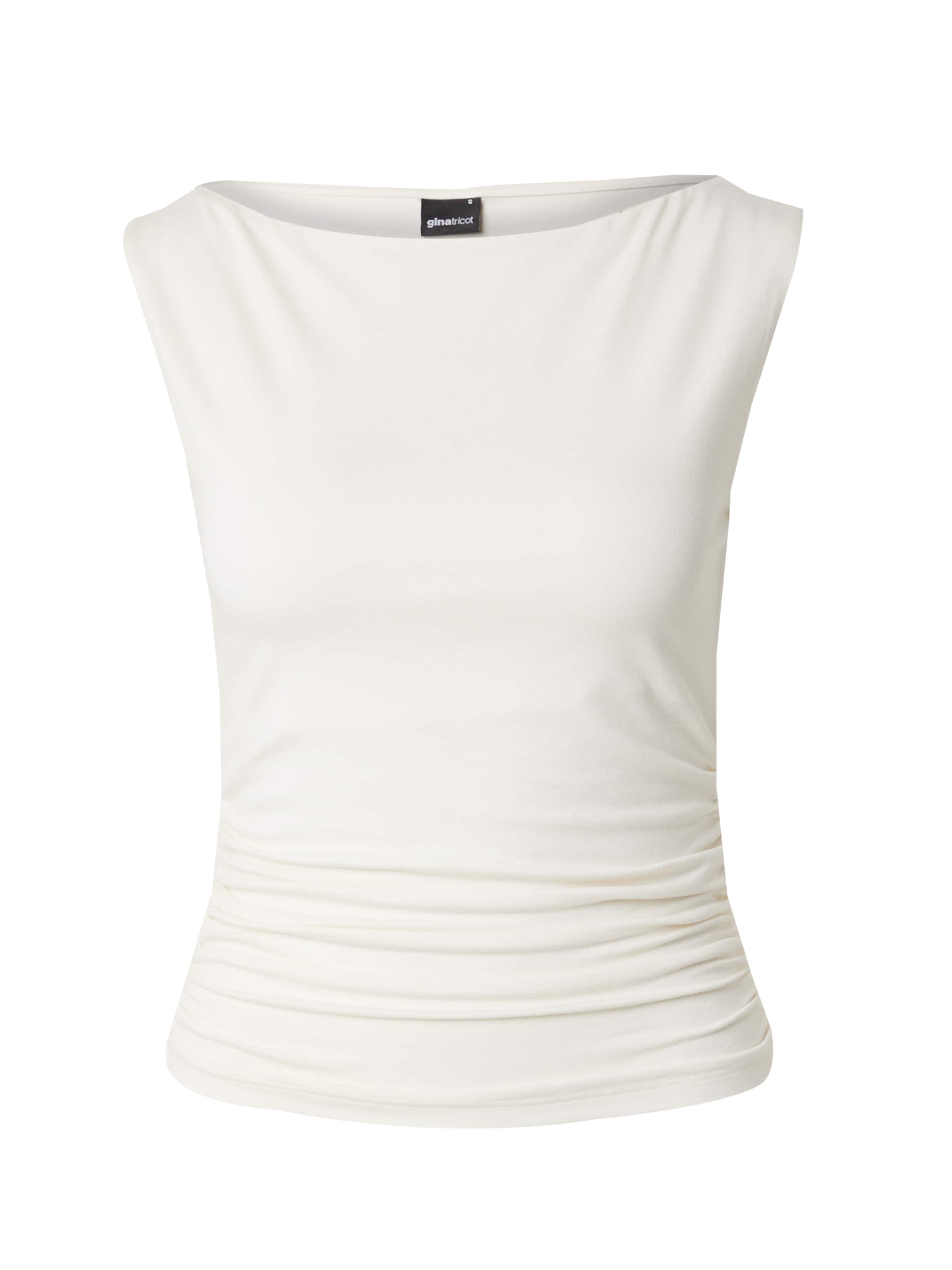 Gina Tricot Topp i vit: framsida