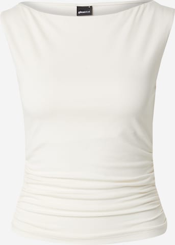 Gina Tricot Topp i vit: framsida