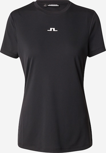J.Lindeberg Λειτουργικό μπλουζάκι 'Ada' σε μαύρο / λευκό, Άποψη προϊόντος