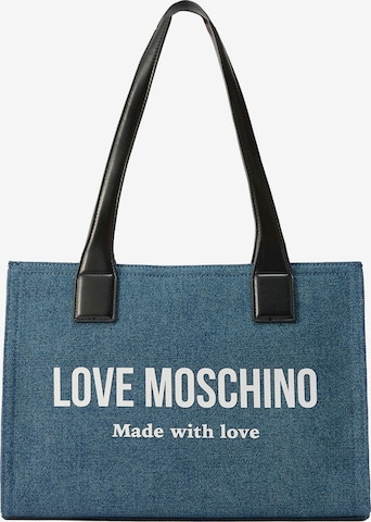 Love MoschinoShopper torba 'Love' - plava boja: prednji dio