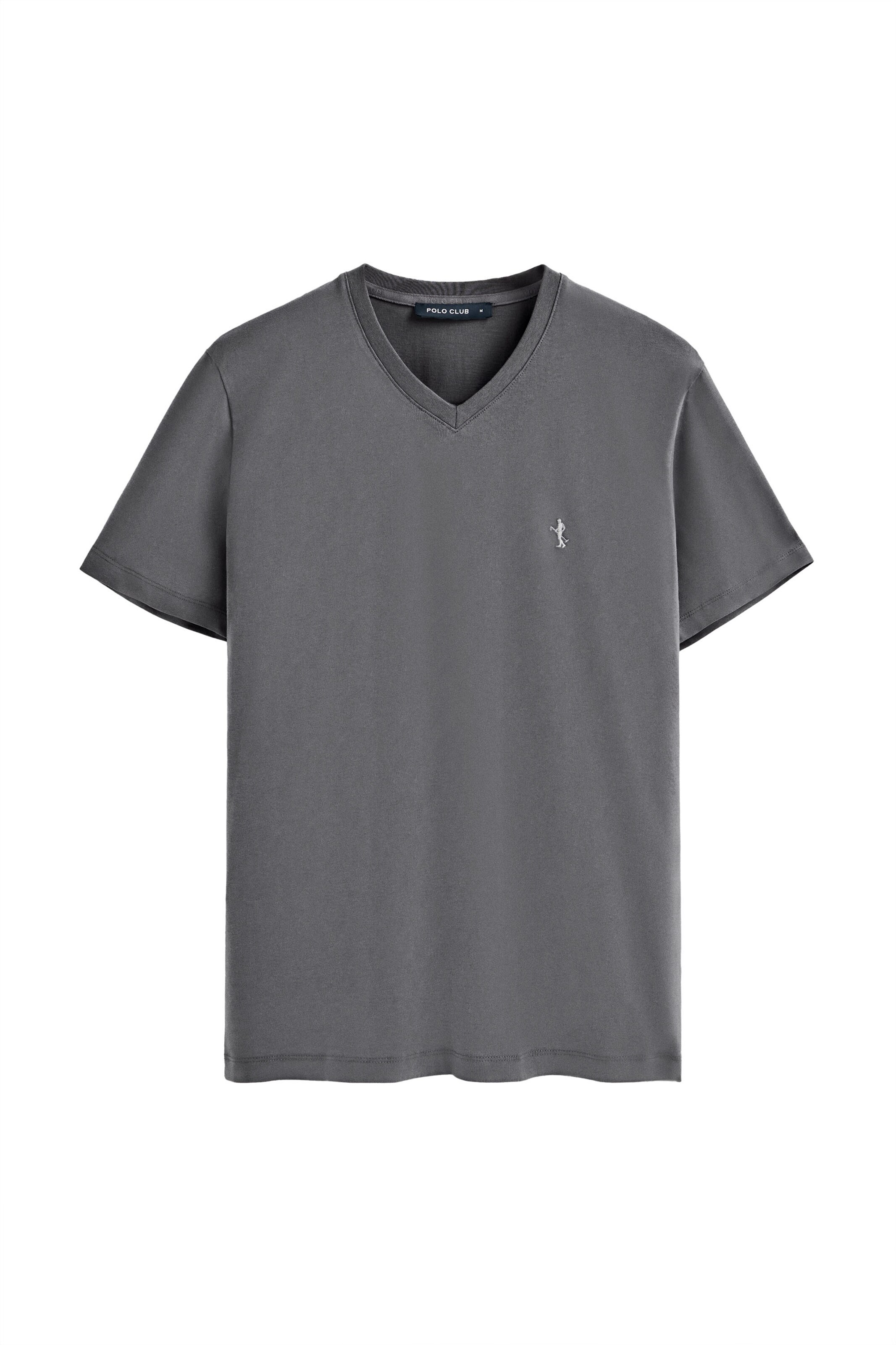Polo Club T-Shirt in Grau: Vorderseite