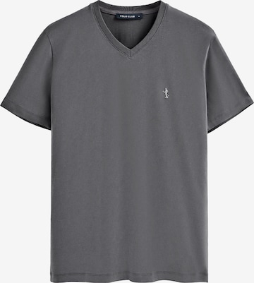 Polo Club T-Shirt in Grau: Vorderseite