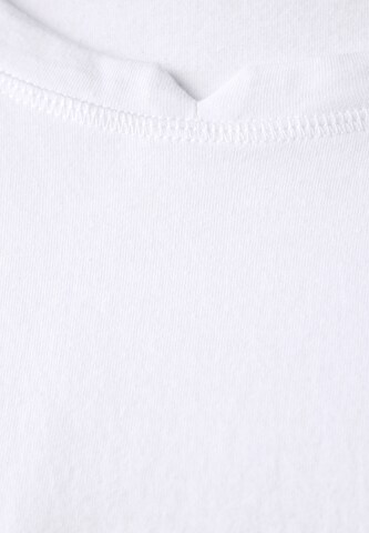 CECIL Jersey Shirt im Tunika-Look in Weiß