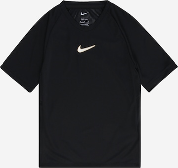 juoda NIKE Sportiniai marškinėliai: priekis