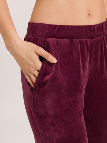 Regular Pantalon ' Favourites ' Hanro en rouge