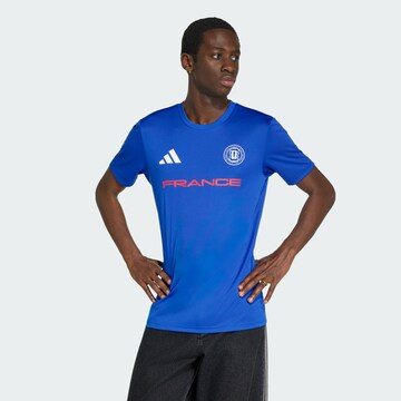 ADIDAS PERFORMANCE - Camisola de futebol 'FIFA Fussball-Weltmeisterschaft 26™ Frankreich' em azul: frente
