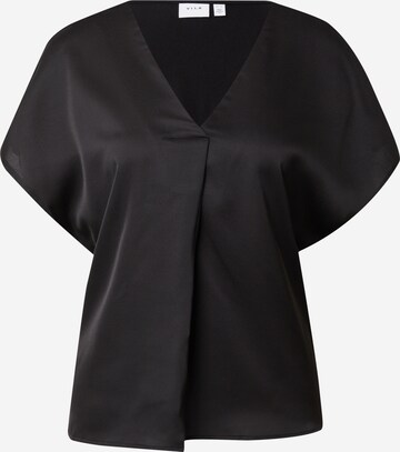 VILA Блуза 'ELLETTE' в черно: отпред