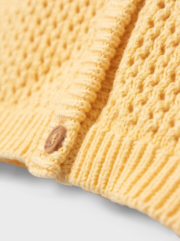 NAME IT Knit Cardigan in Yellow