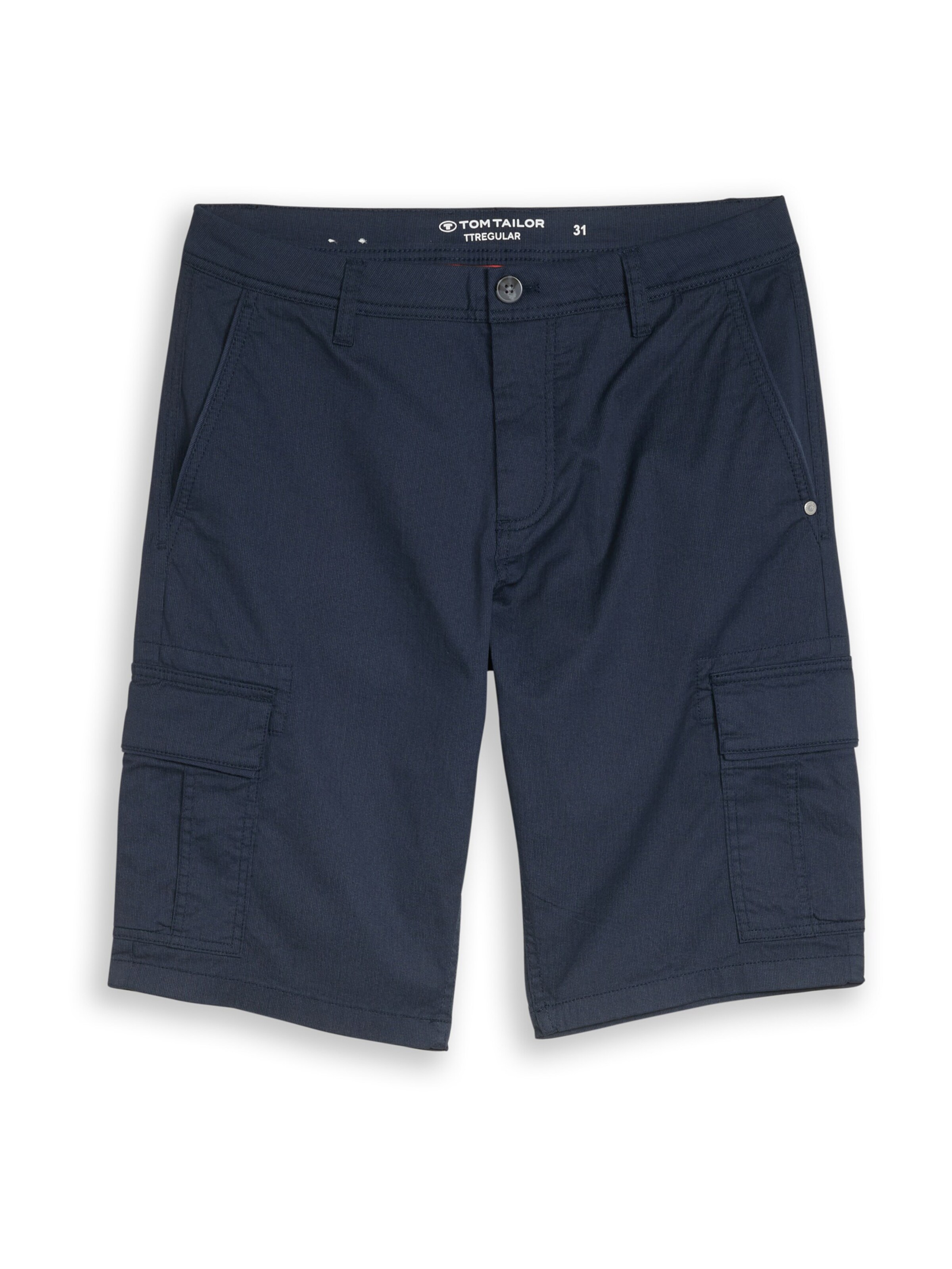 TOM TAILORCargo hlače - plava boja: prednji dio