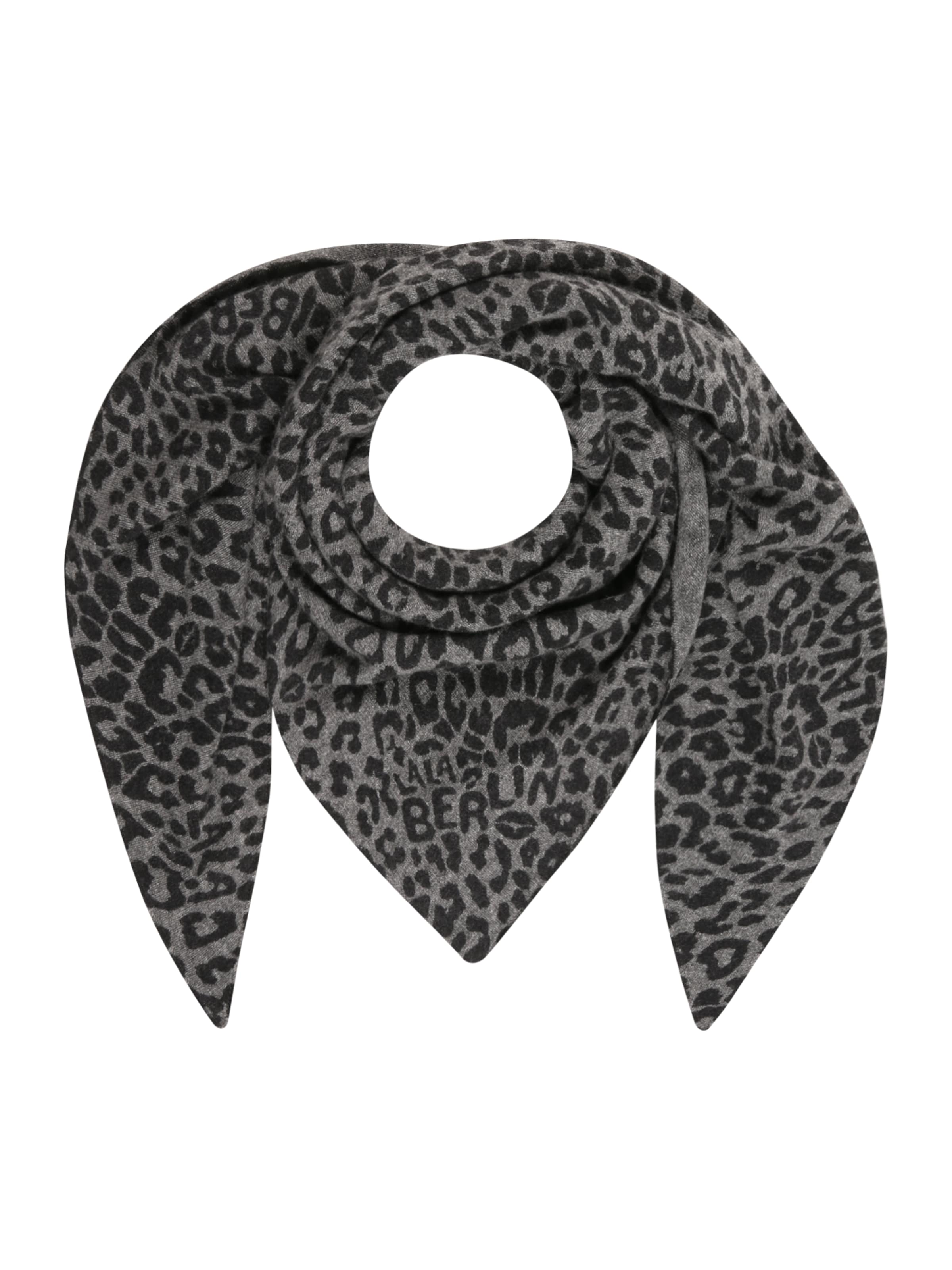 Foulard 'Triangle M printed cashmere blend' Lala Berlin en gris : devant