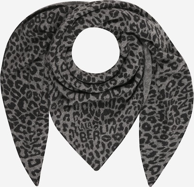 Lala Berlin Huivi 'Triangle M printed cashmere blend' värissä harmaa / musta, Tuotenäkymä
