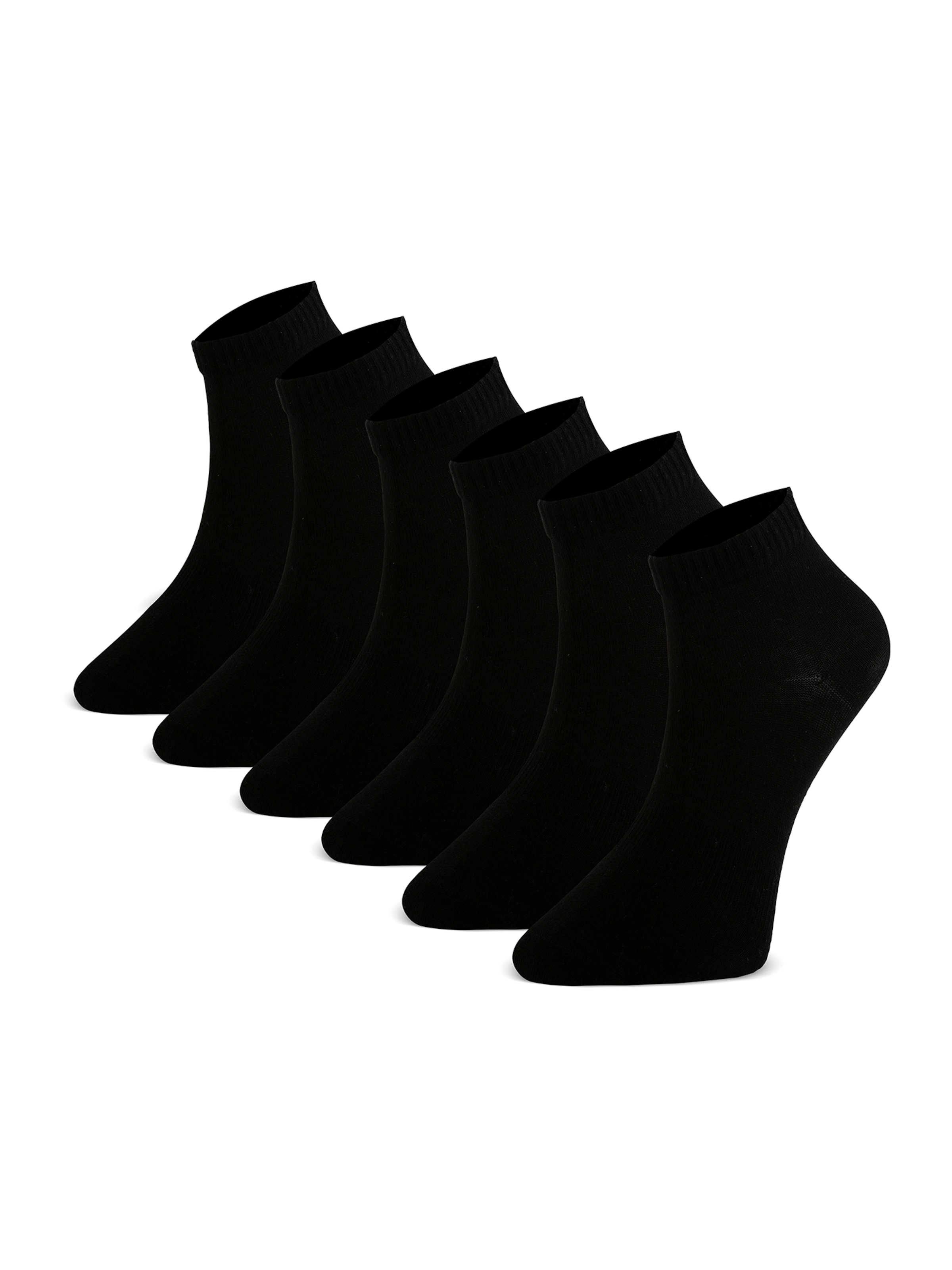 Crea Socks Füßlinge 'Sneakar' in Schwarz: Vorderseite