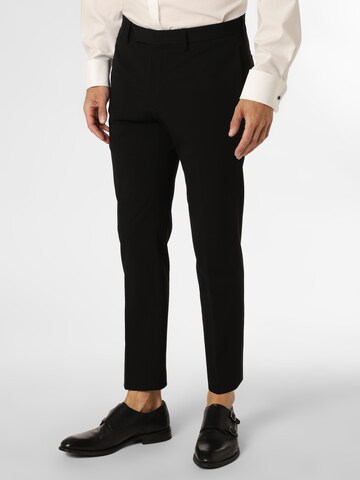 STRELLSON Slimfit Pantalon 'Kynd' in Zwart: voorkant