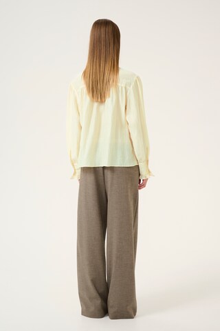 KAREN BY SIMONSEN Blouse 'Trace' in Yellow