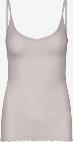 Seamless Basic Top in Beige: Vorderseite