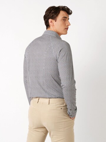 DESOTO Slim fit Button Up Shirt in Blue