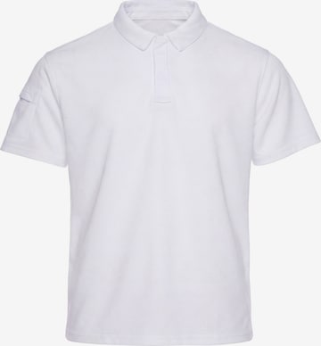 T-Shirt Mo ATHLSR en blanc : devant
