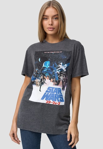 Recovered Shirt 'Star Wars International Poster' in Zwart: voorkant
