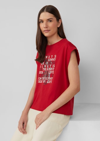 T-shirt s.Oliver en rouge : devant