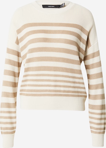 VERO MODA - Pullover 'NEW LEXSUN' em bege: frente