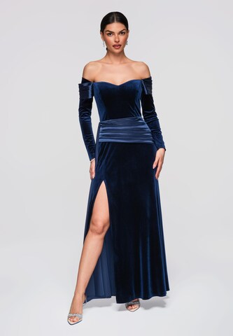 Ombre Evening dress in Blue: front