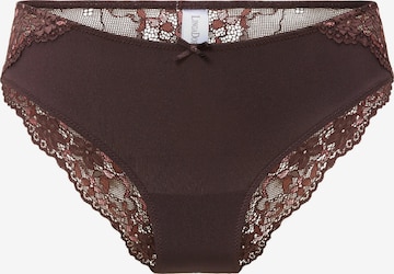Slip di LingaDore in marrone: frontale