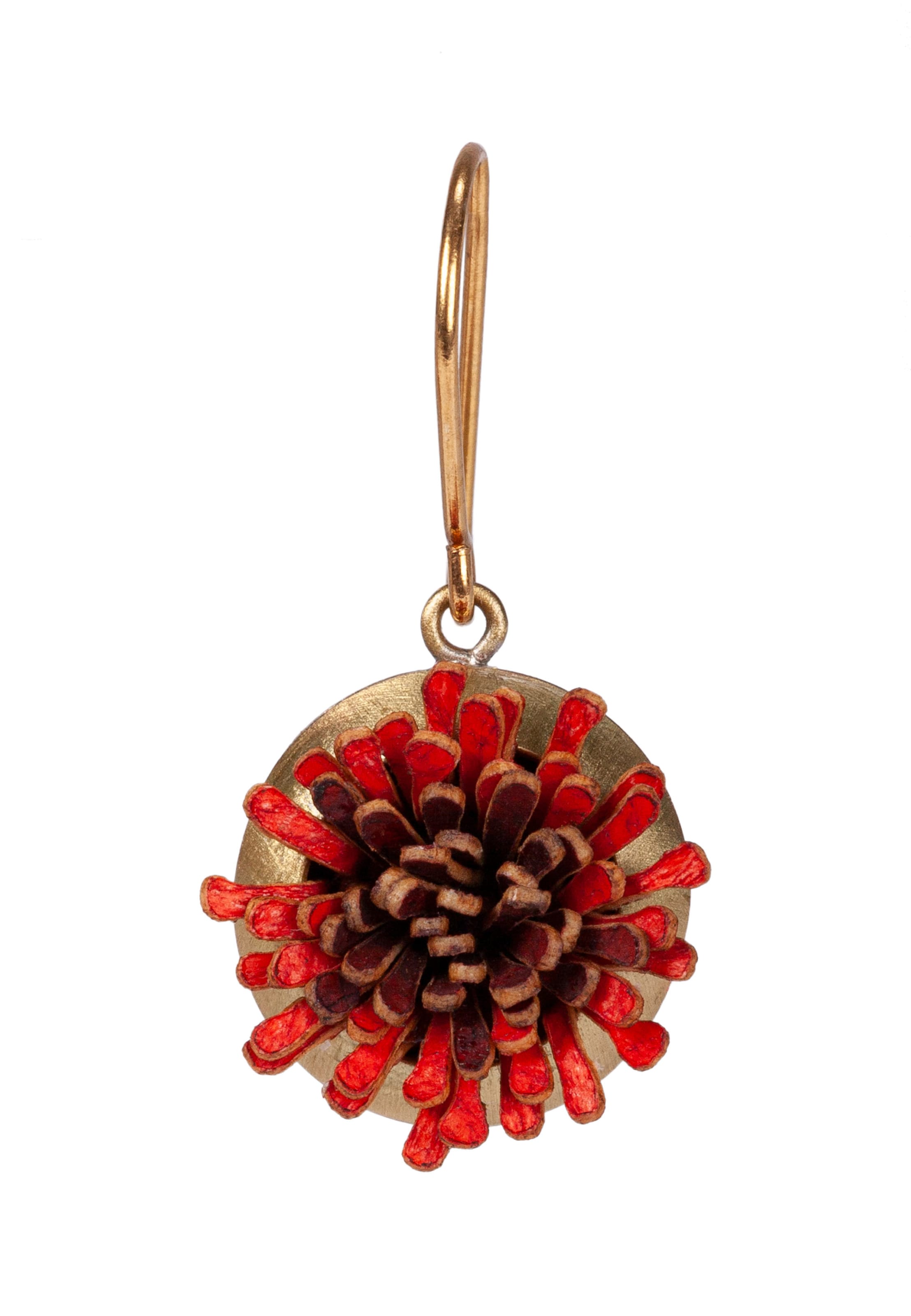 Gretchen Earrings 'Pam Pem' in Red: front
