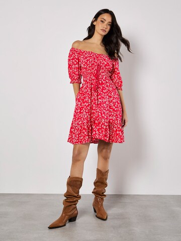 Apricot Dress ' ' in Red
