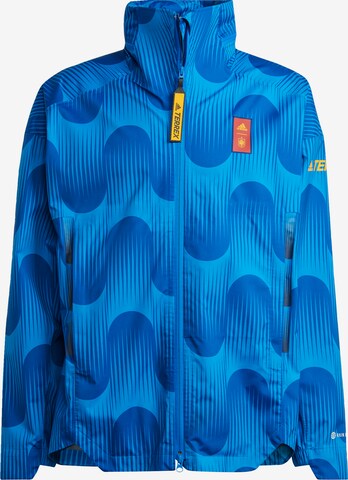 Giacca sportiva 'Myshelter' di ADIDAS TERREX in blu: frontale