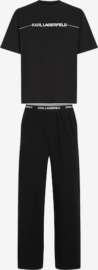 Ilga pižama iš Karl Lagerfeld, spalva – juoda / balta, Prekių apžvalga