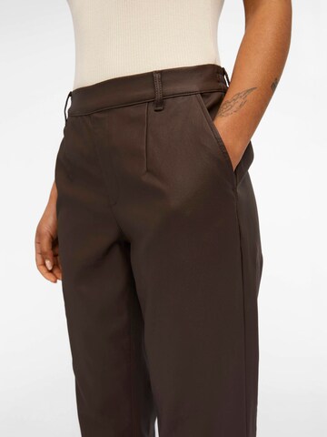 Slimfit Pantaloni 'Belle Lisa' di OBJECT in marrone