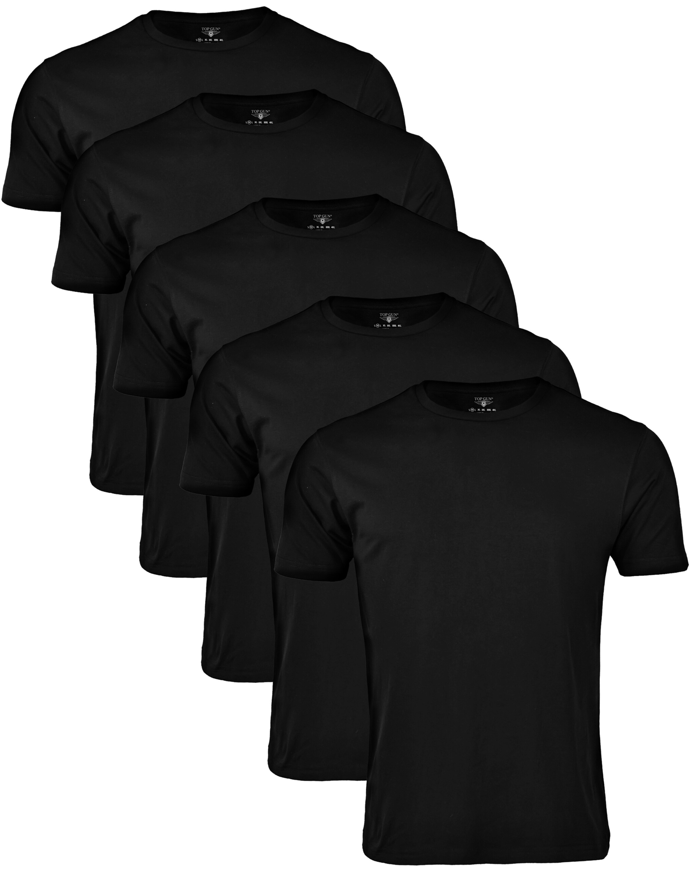 TOP GUN Shirt ' TG20213030 ' in Black: front