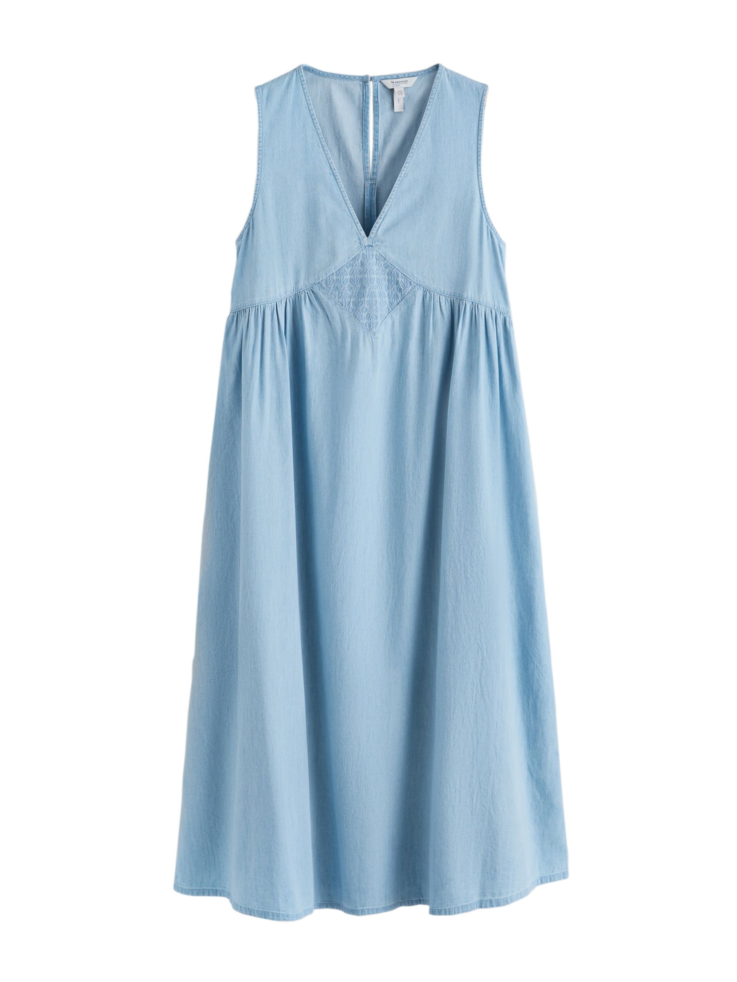 Next - Vestido de verão 'N. Premium' em azul: frente