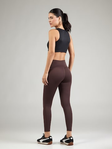 PUMA Skinny Παντελόνι φόρμας 'Strong' σε καφέ