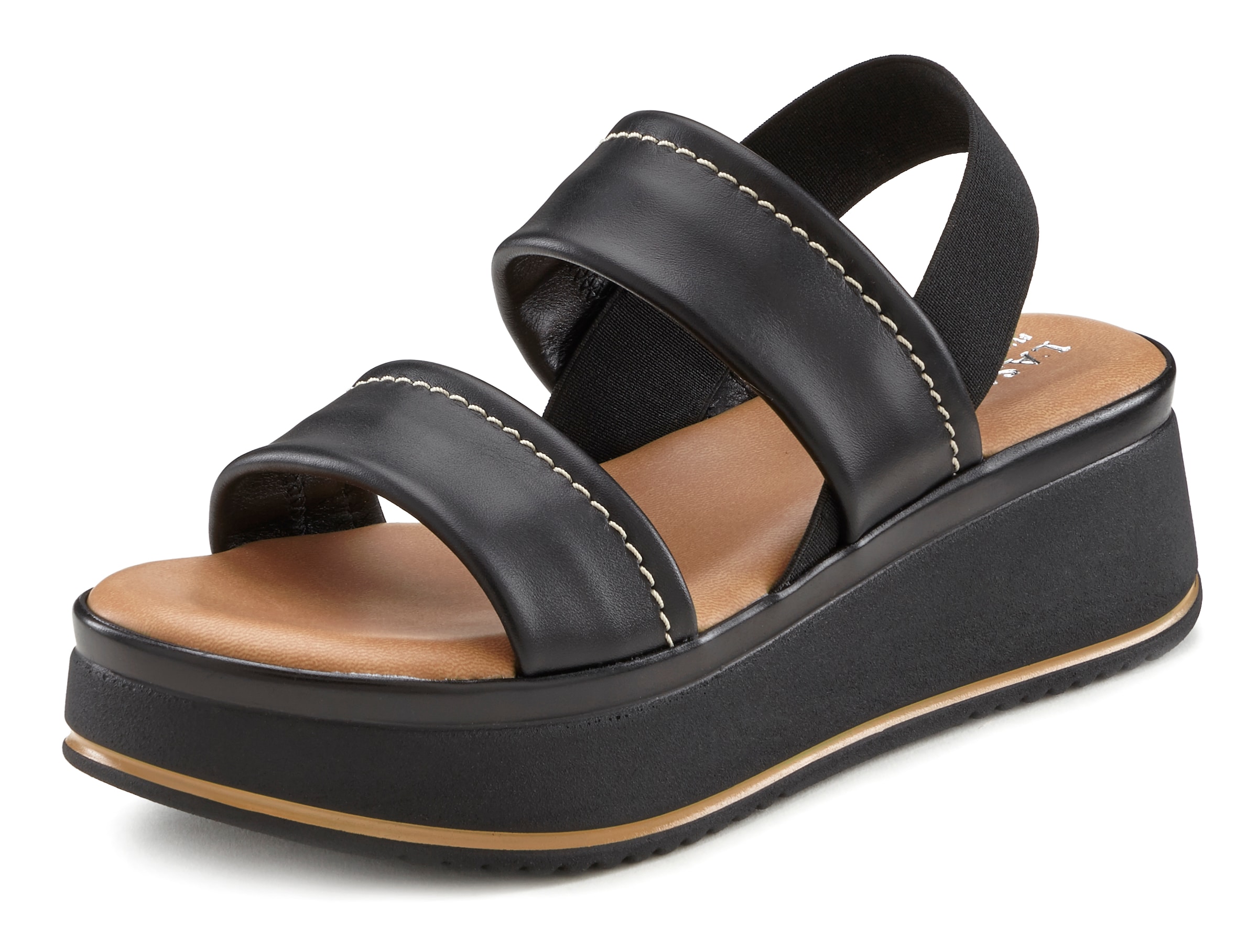 LASCANA Sandals in Black: front