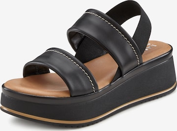 LASCANA Sandals in Black: front