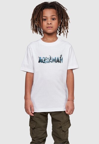 ABSOLUTE CULT Regular Fit Shirt 'Aquaman' in Weiß: predná strana