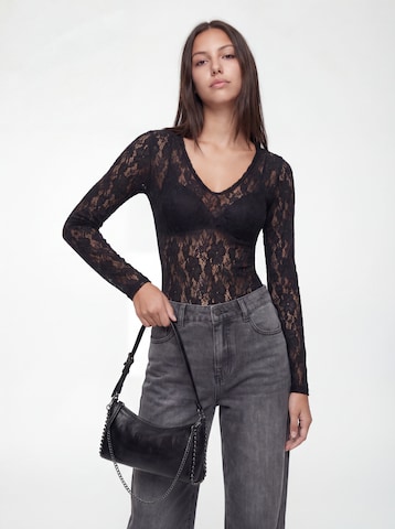 Shirtbody 'Lucca' studioselect en noir : devant
