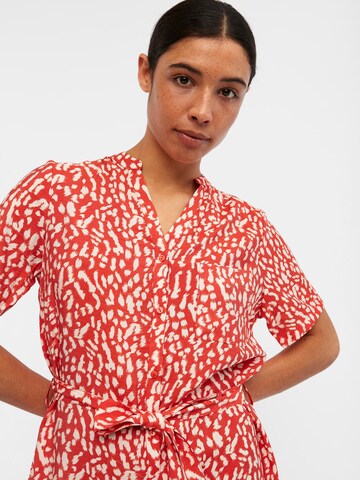 Robe-chemise 'Seline' OBJECT en rouge