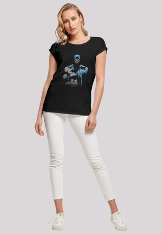 F4NT4STIC Shirt 'Batman Close Up' in Zwart